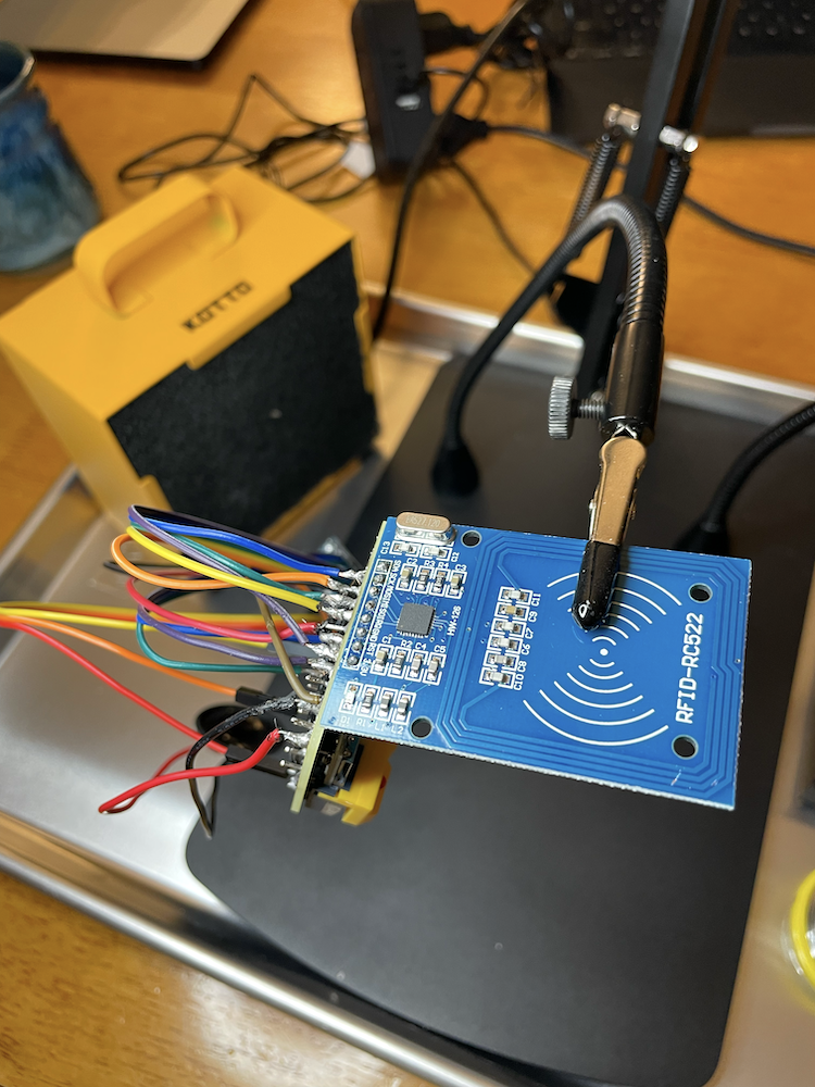 Another photo of in-progress soldering