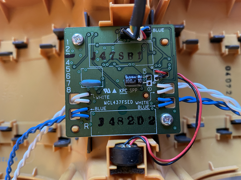 Close-up photo of the DK Bongos PCB