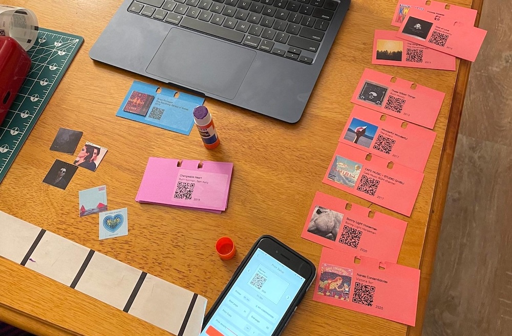 Photo of Musidex assembly.