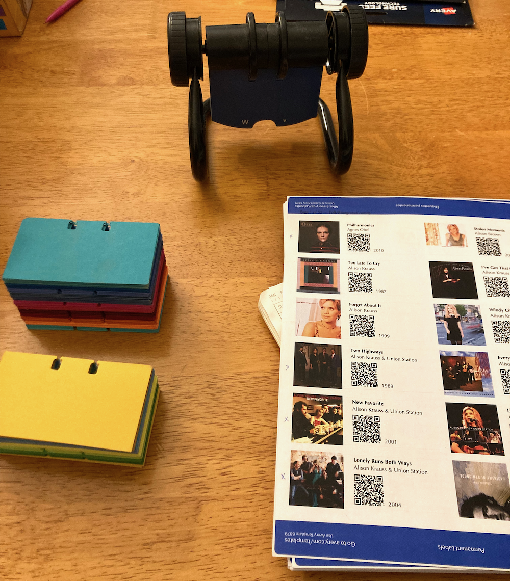 Photo of Musidex II assembly.