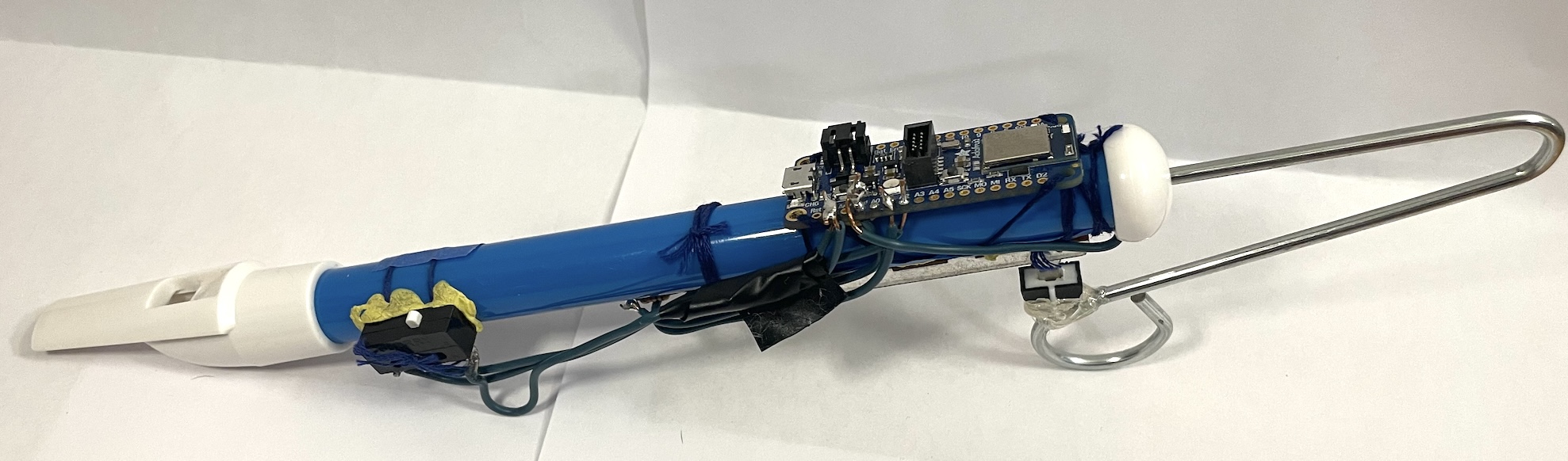 Photo of completed slide whistle controller