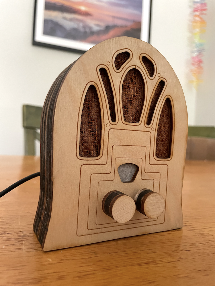 Photo of bluetooth cathedral speaker